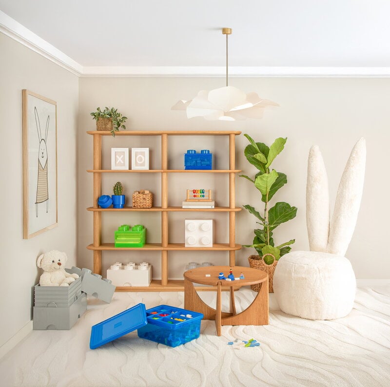 Room Copenhagen Lego Sort & Store box, medium, sininen, decoration image