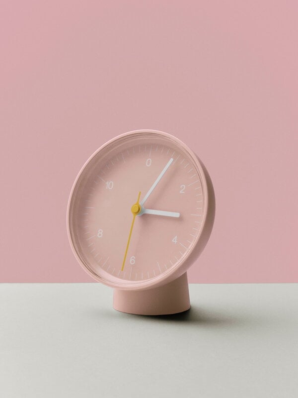 HAY Table Clock Recycled, pink, decoration image