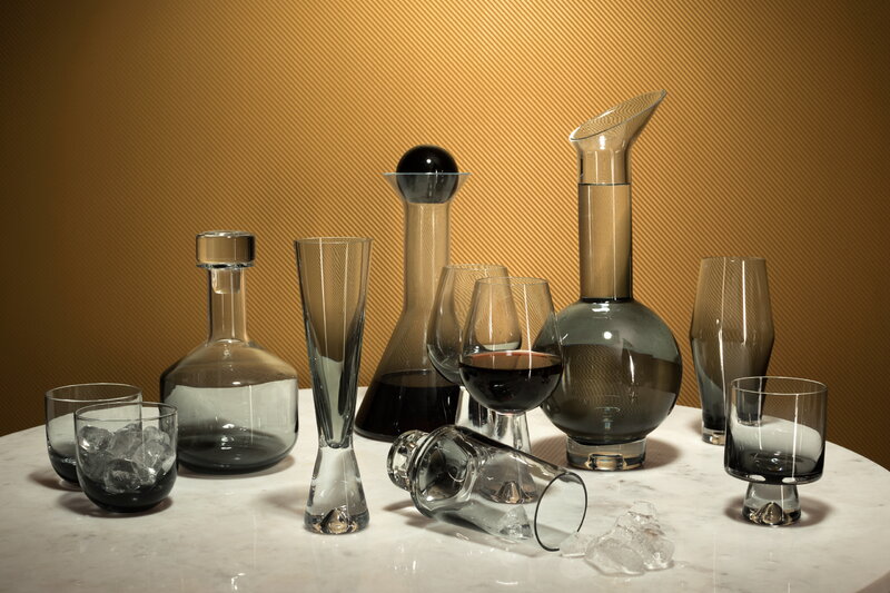 Tom Dixon Tank Highball-Glas, 2 Stk., schwarz, dekorationsbild