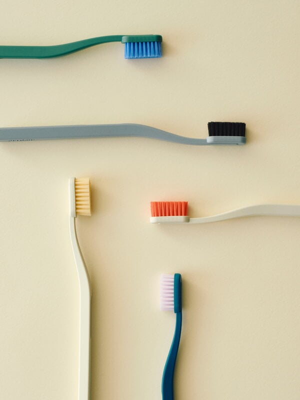 HAY Tann toothbrush, blue grey - black, decoration image