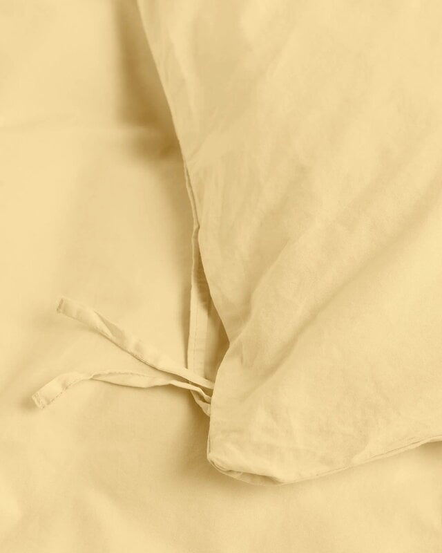 Tekla Double duvet cover, 240 x 220 cm, shaded yellow, dekorationsbild
