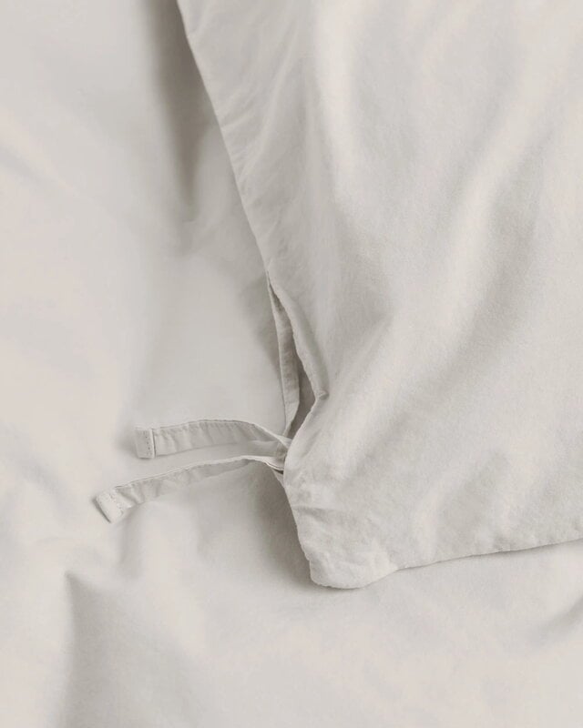 Tekla Double duvet cover, 240 x 220 cm, soft grey, decoration image