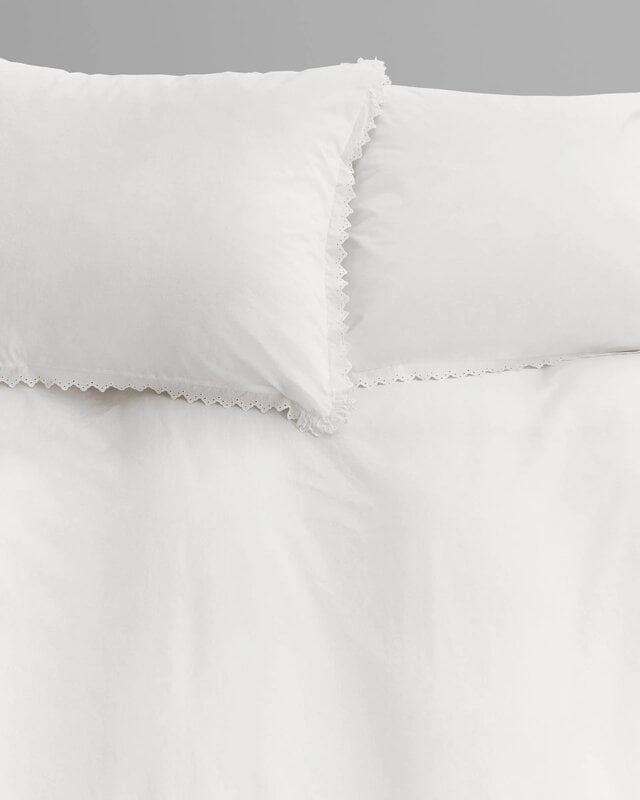 Tekla Broderie Anglaise Anaïs pillow sham, 50 x 60 cm, broken white, decoration image