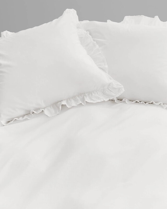 Tekla Broderie Anglaise Elodie pillow sham, 50 x 60 cm, broken white, decoration image