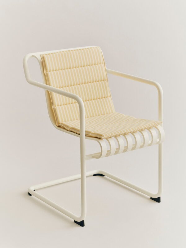 HAY Palissade Cantilever dining armchair, cream white, decoration image
