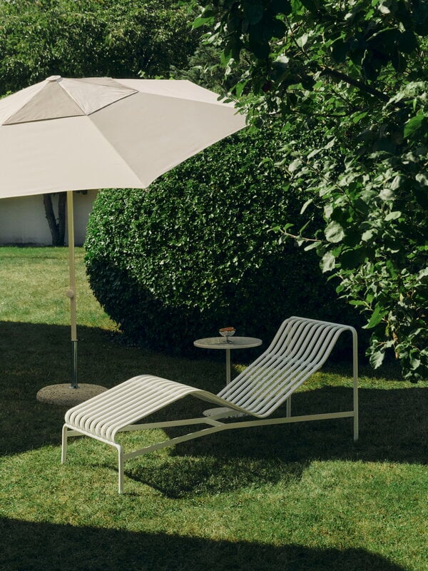 HAY Palissade chaise longue,  cream white, decoration image