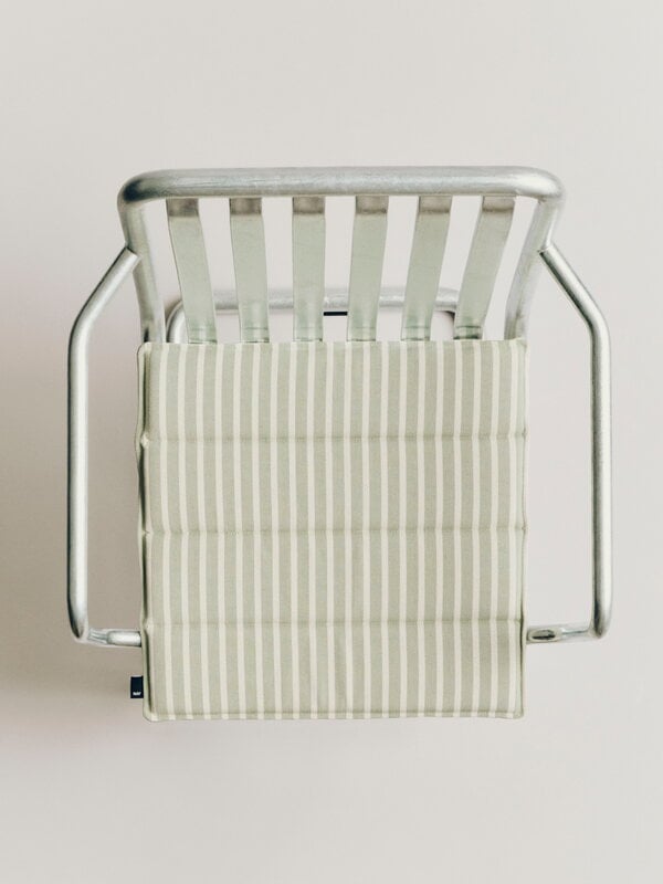 HAY Palissade Cantilever armchair, hot galvanized, decoration image