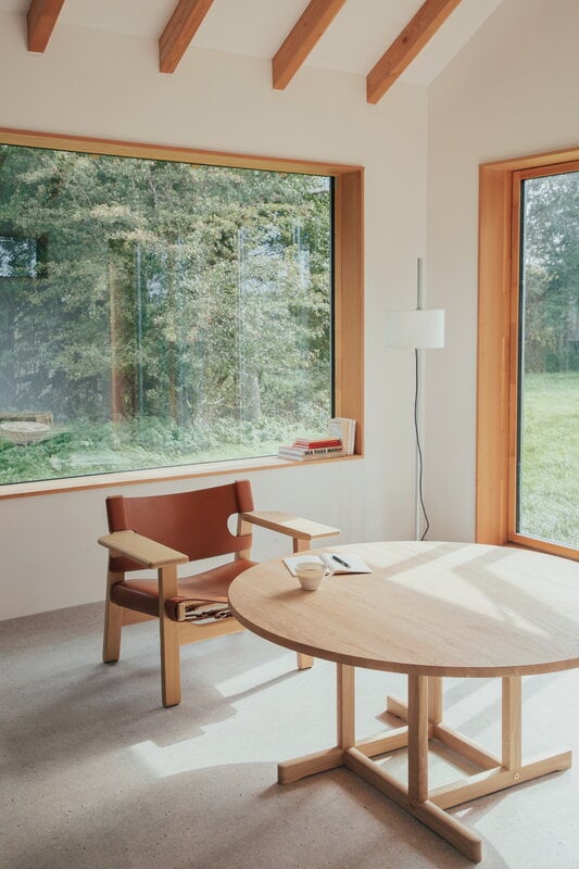Fredericia BM80 Mogensen sohvapöytä, 120 cm, vaalea öljytty tammi, näkymä 2