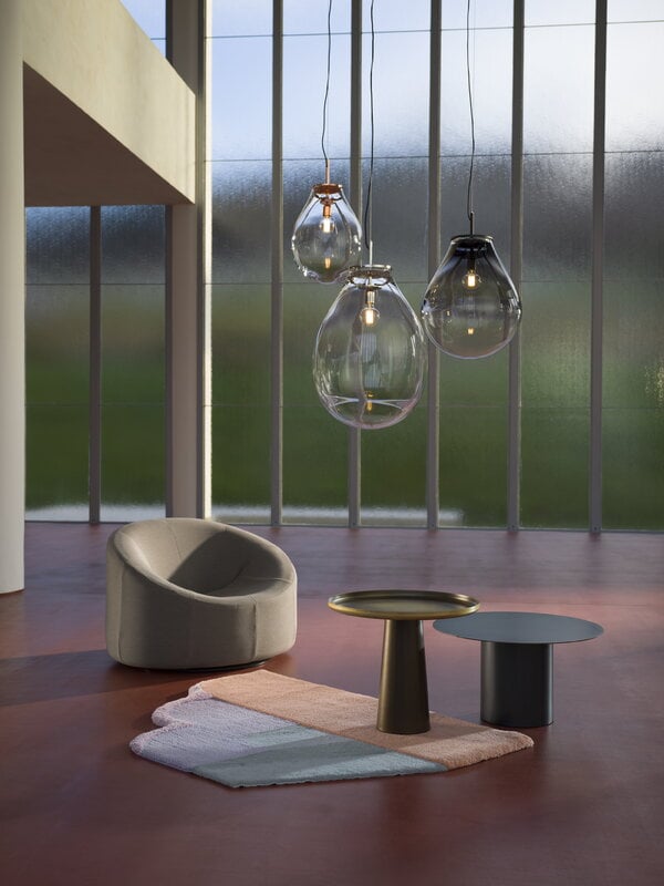 Bomma Tim pendant, small, clear - brushed copper, decoration image