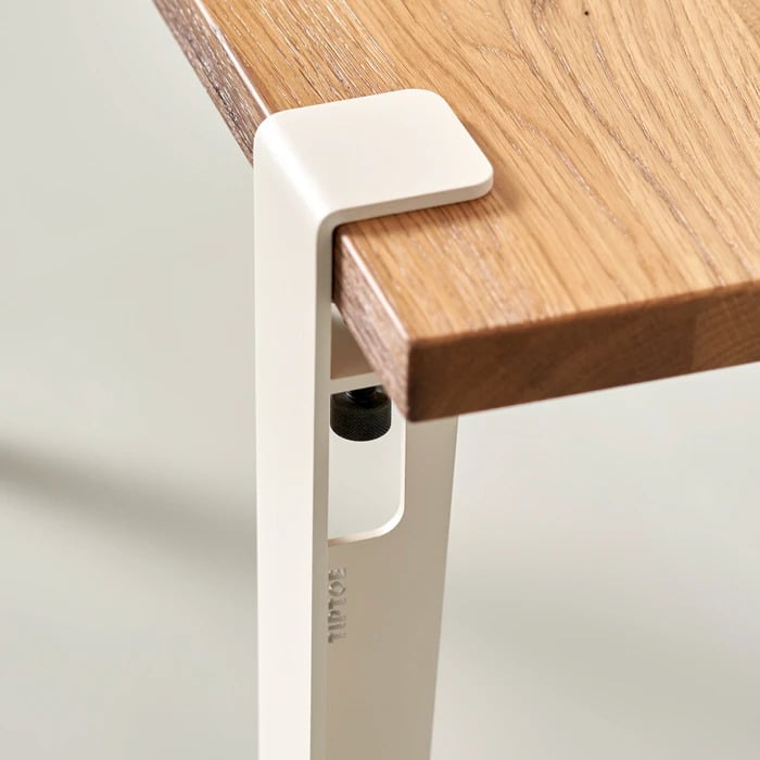 TIPTOE Table and desk leg 75 cm, 1 piece, cream white, decoration image