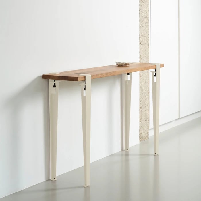 TIPTOE Table and desk leg 75 cm, 1 piece, cream white, decoration image