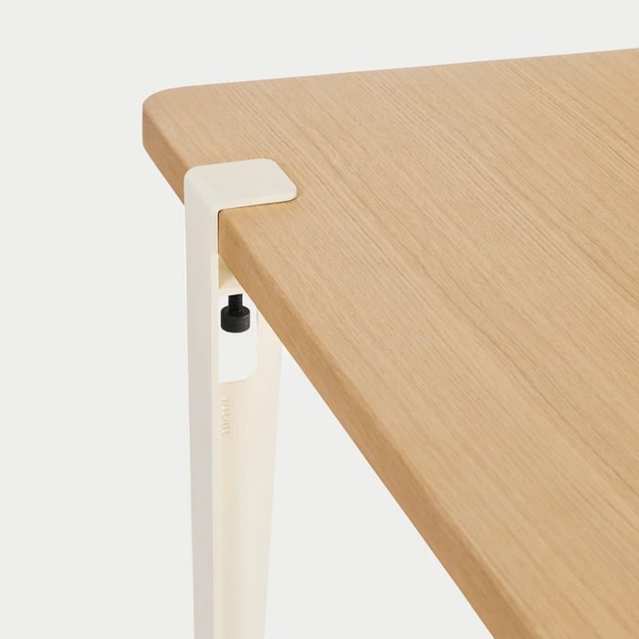 TIPTOE Table and desk leg 75 cm, 1 piece, cream white, decoration image