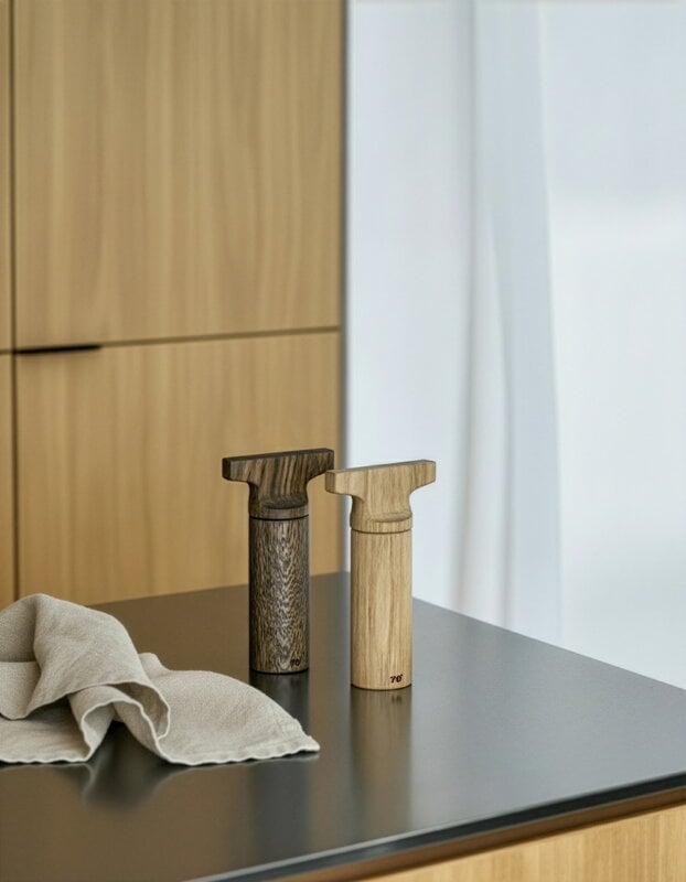 Ro Collection Toolie grinder, dark stained oak, view 7