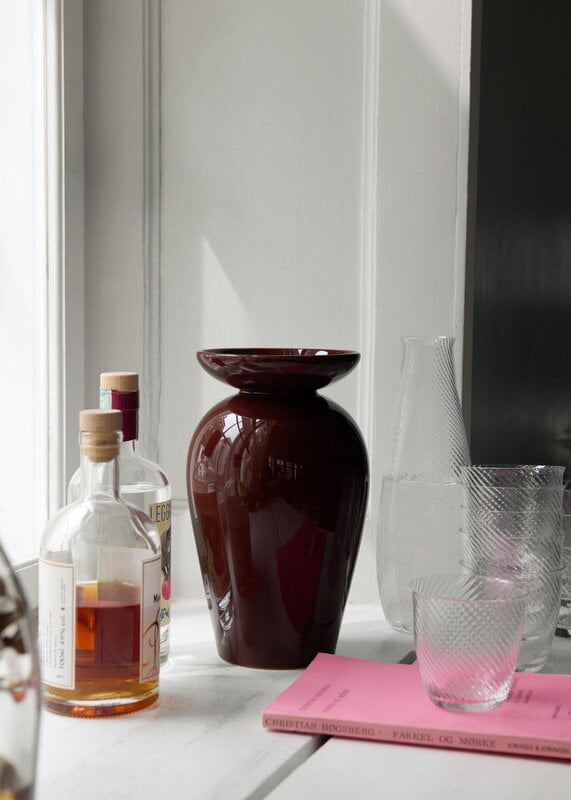 &Tradition Vaso Momento JH47, marrone rosso, immagine decorativa