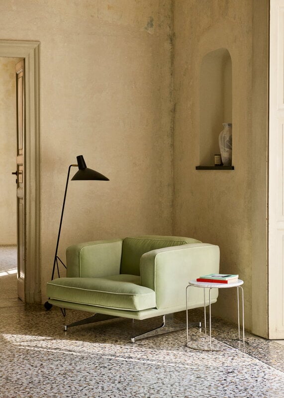 &Tradition Wire Stool VP11 Sitzfläche, Bianco-Carrara-Marmor, dekorationsbild