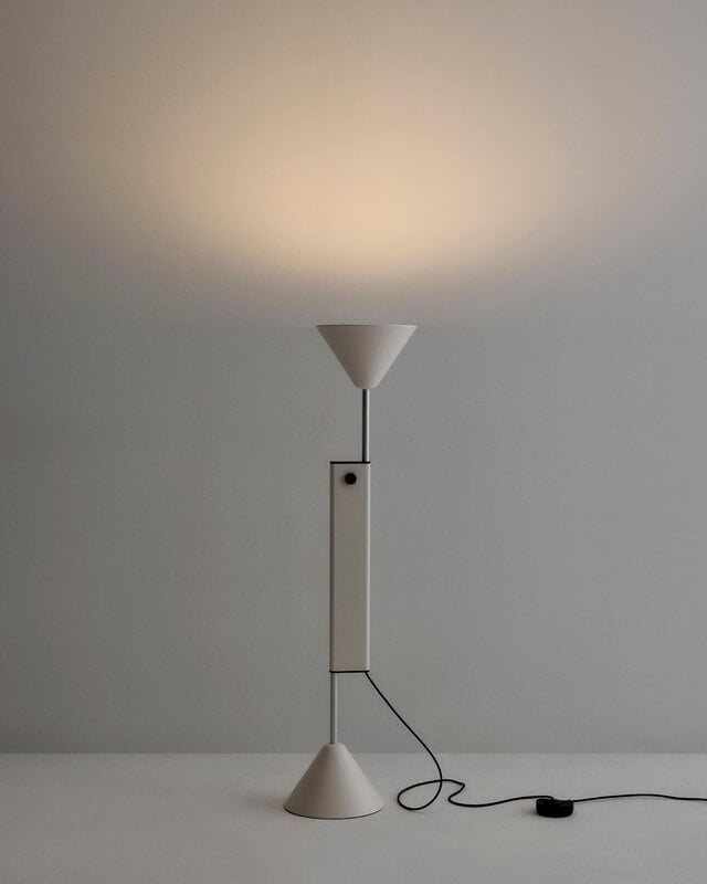 HAY Twist floor lamp, cream white, decoration image