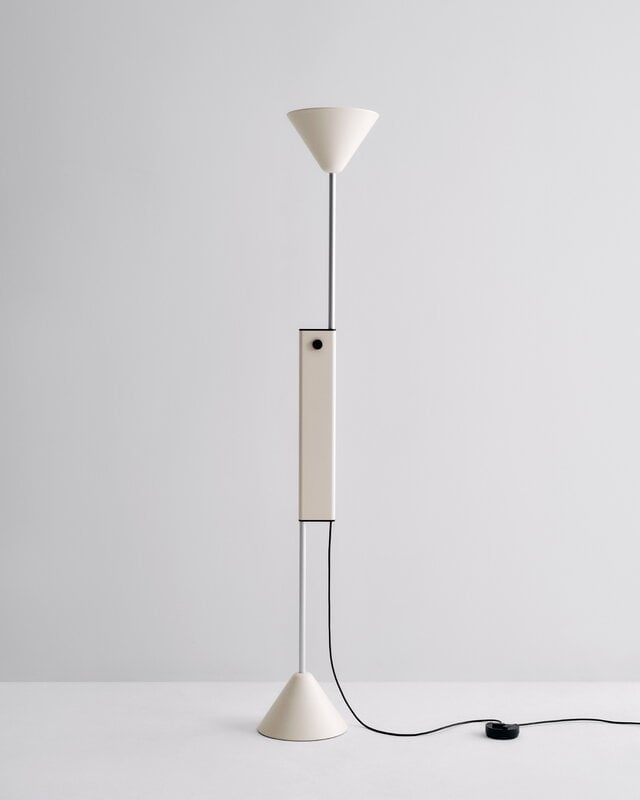 HAY Twist floor lamp, cream white, decoration image