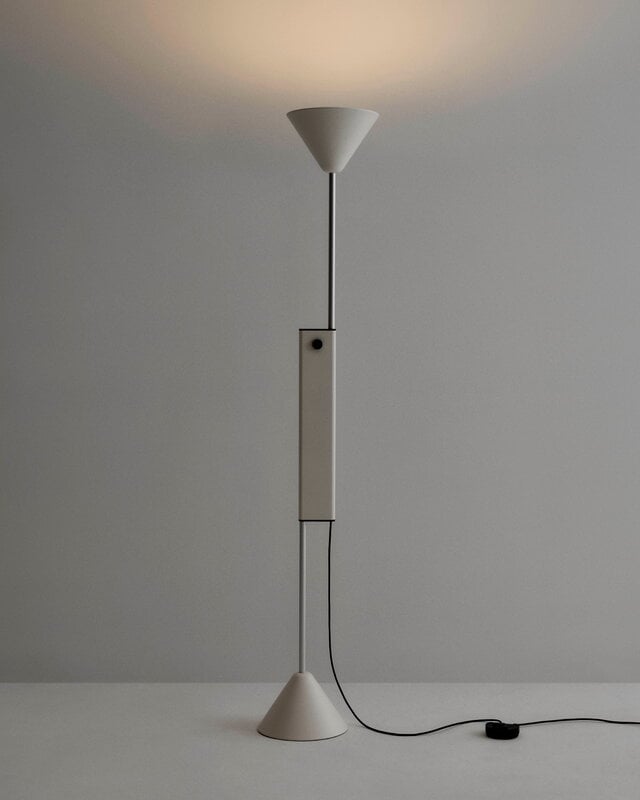 HAY Twist floor lamp, cream white, decoration image