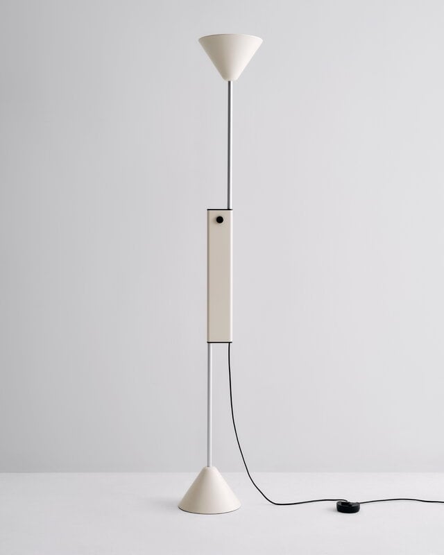 HAY Twist floor lamp, cream white, decoration image
