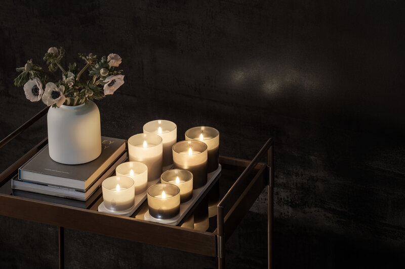 Uyuni Lighting LED rechargeable base, large, USB-C, 40 x 10 cm, white, decoration image
