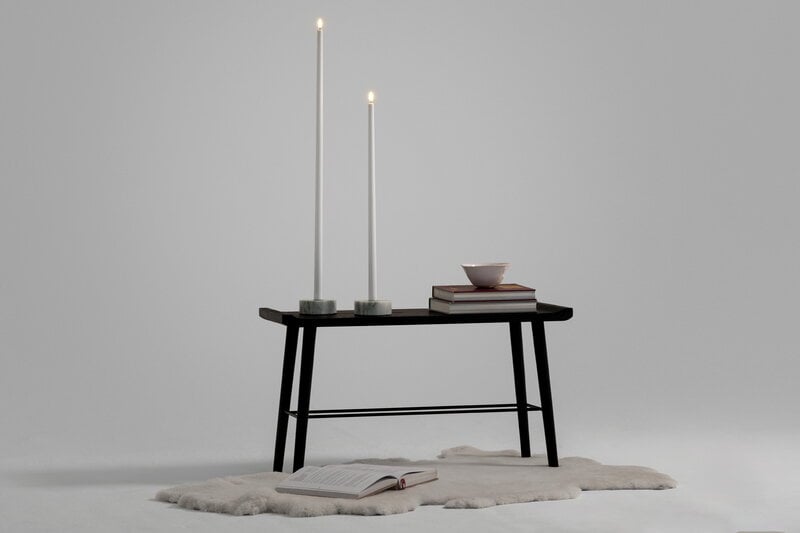Uyuni Lighting LED tall taper candle, 55 cm, Nordic white, decoration image