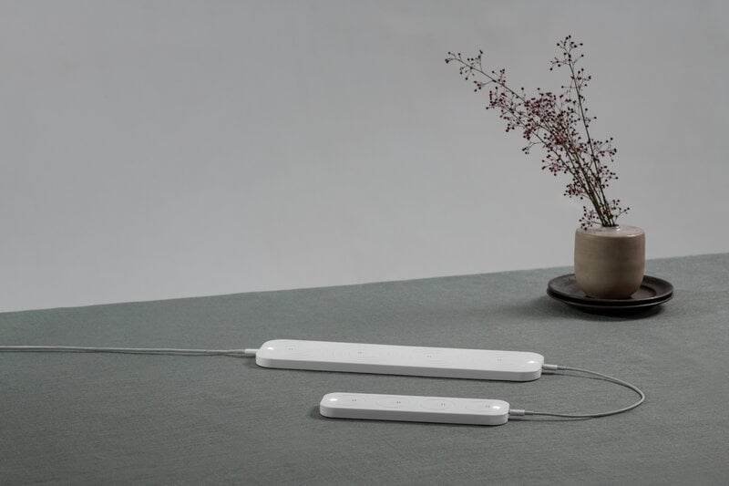 Uyuni Lighting LED rechargeable base, small, USB-C, 21 x 6 cm, white, decoration image