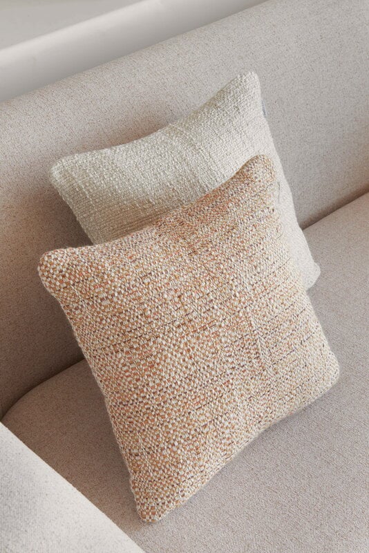 Fermob Coussin d'extérieur Vibration, 44 x 44 cm, Entrelac Savannah, image décorative
