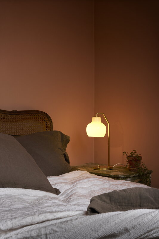 Louis Poulsen VL Ring Crown table lamp, opal glass, decoration image