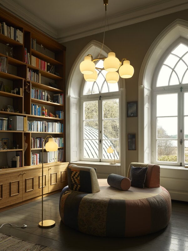 Louis Poulsen VL Ring Crown table lamp, opal glass, decoration image