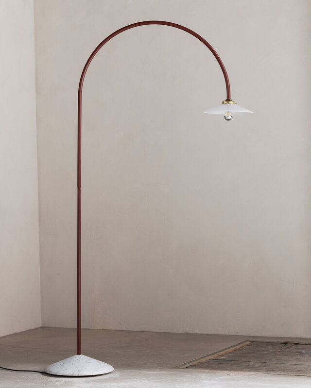 valerie_objects Standing Lamp Marble N°2, menie red, decoration image