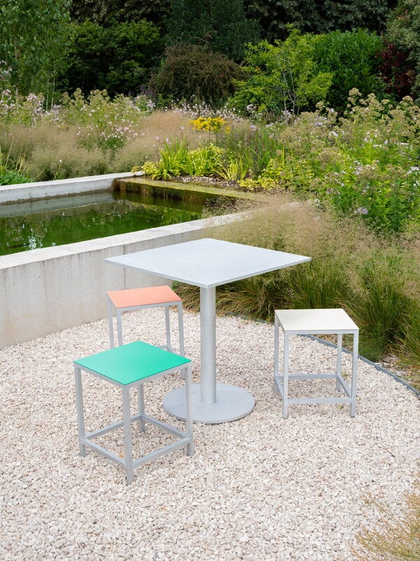 valerie_objects Alu stool, S, ivory, decoration image