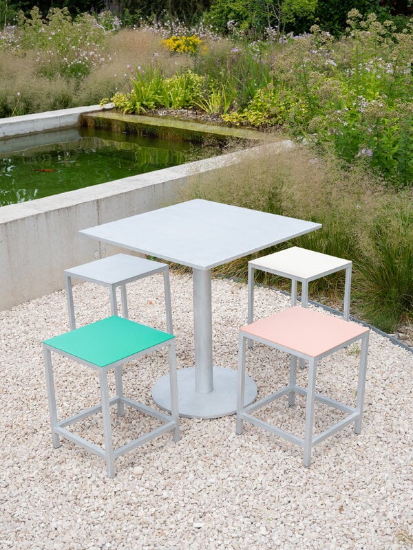 valerie_objects Alu stool, S, ivory, decoration image