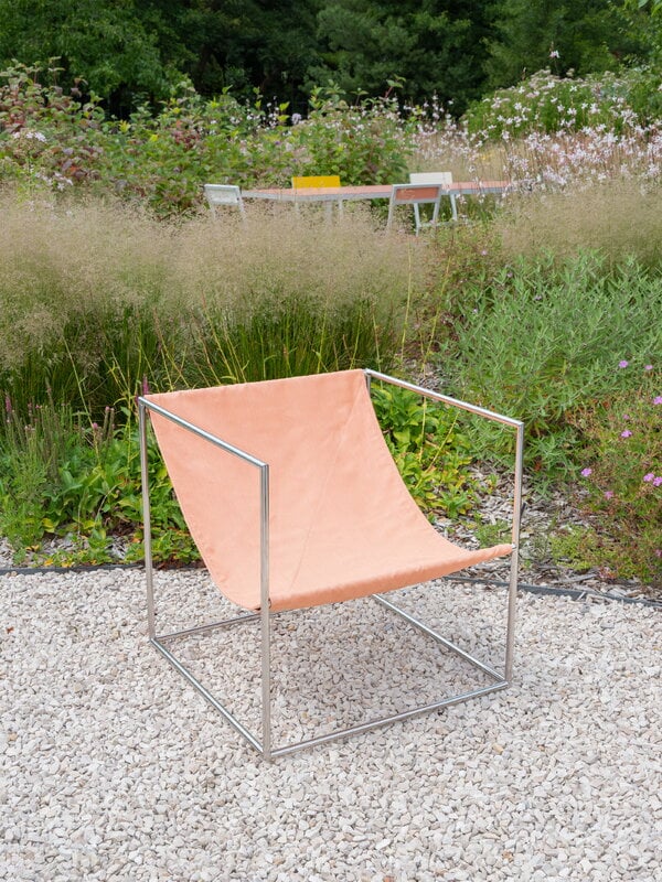 valerie_objects Solo Sitz, Edelstahl - pink, dekorationsbild