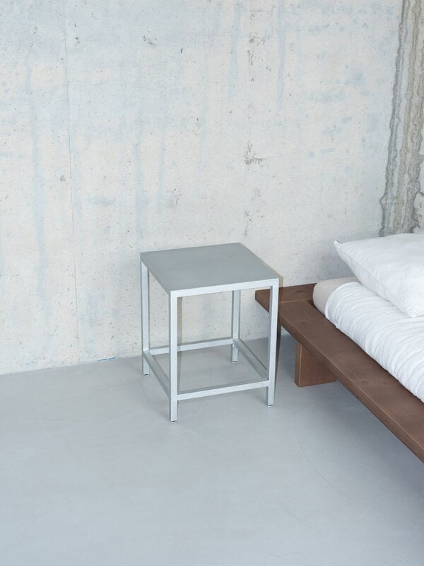 valerie_objects Alu stool, S, alu, view 8