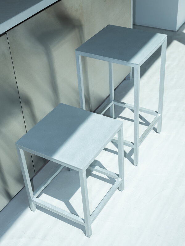 valerie_objects Alu bar stool, M, alu, decoration image