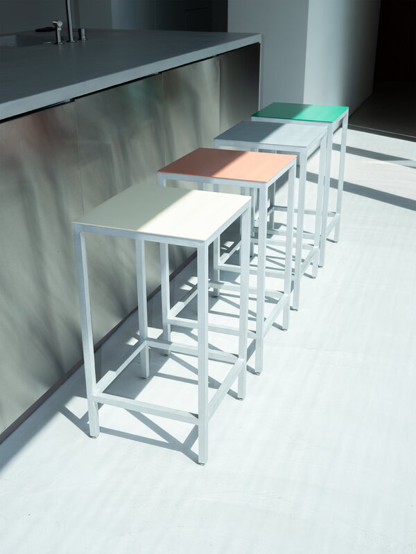 valerie_objects Alu bar stool, M, green, decoration image