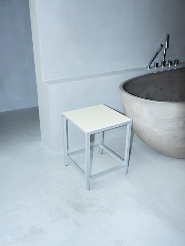 valerie_objects Alu stool, S, ivory, decoration image