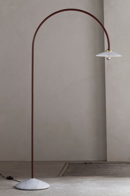 valerie_objects Standing Lamp Marble N°2, menie red, decoration image