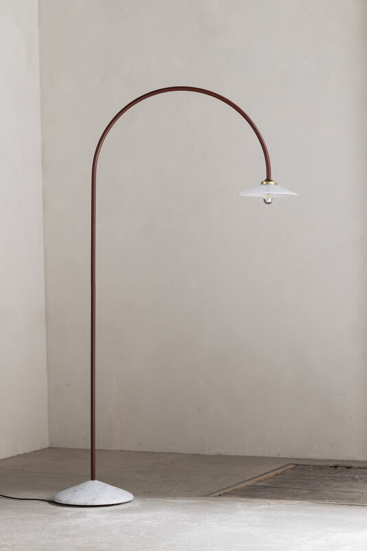 valerie_objects Standing Lamp Marble N°2, menie red, decoration image