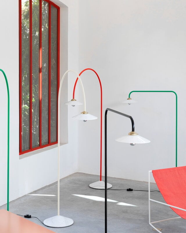 valerie_objects Standing Lamp Marble N°2, red, decoration image