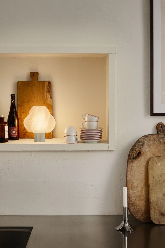 Crème Atelier Soft Serve portable lamp, vanilla bean, decoration image