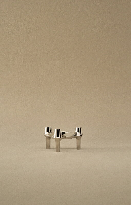 STOFF Copenhagen STOFF BMF candle holder, chrome, view 14