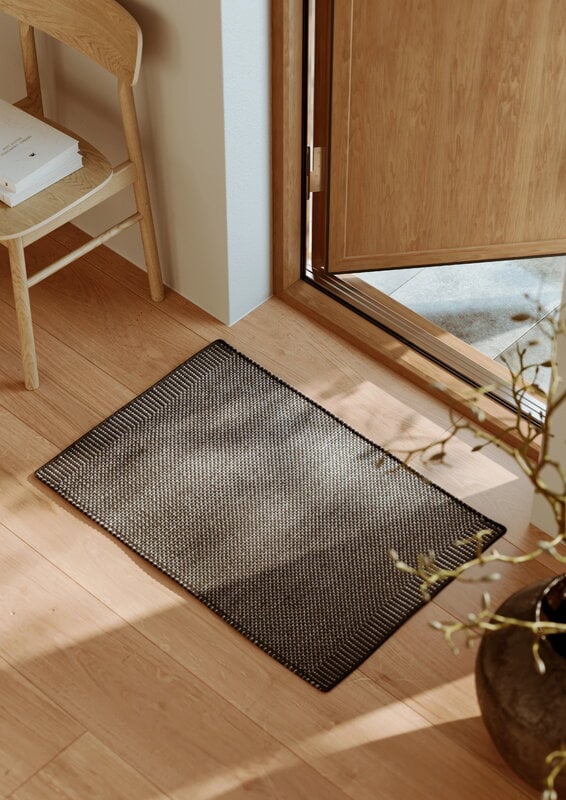 Woud Rombo mat, 90 x 60 cm, grey, decoration image