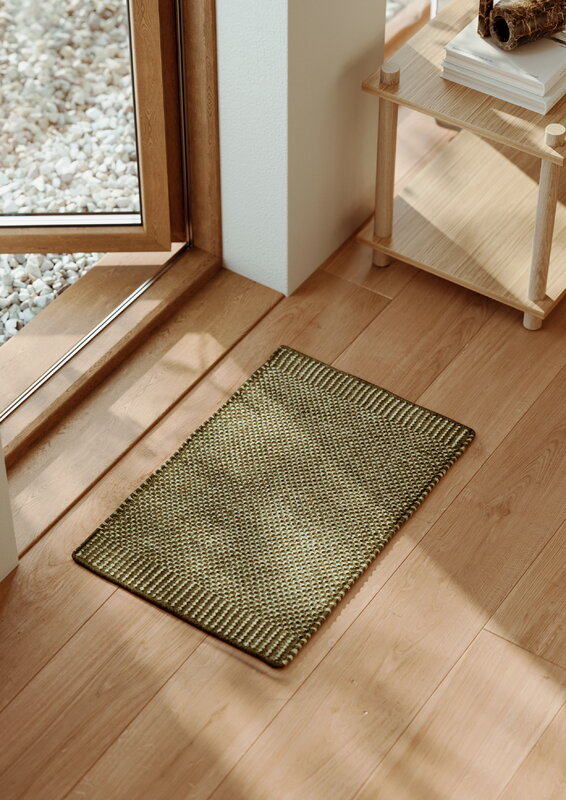 Woud Rombo mat, 60 x 40 cm, moss green, decoration image