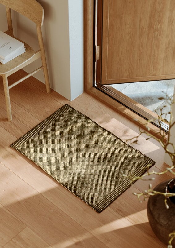 Woud Rombo mat, 60 x 40 cm, moss green, decoration image