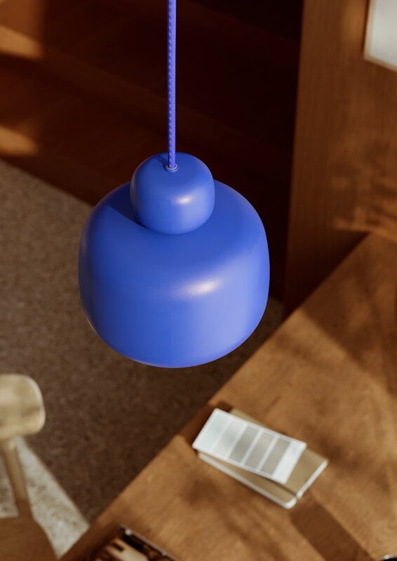 Woud Stone pendant, small, cobalt blue, decoration image