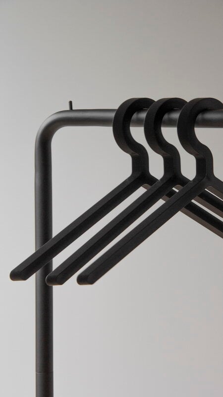 Woud Illusion perchero, juego de 3, negro, imagen de decoración