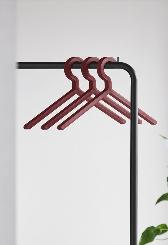 Woud Illusion perchero, set de 3, rojo intenso, imagen de decoración