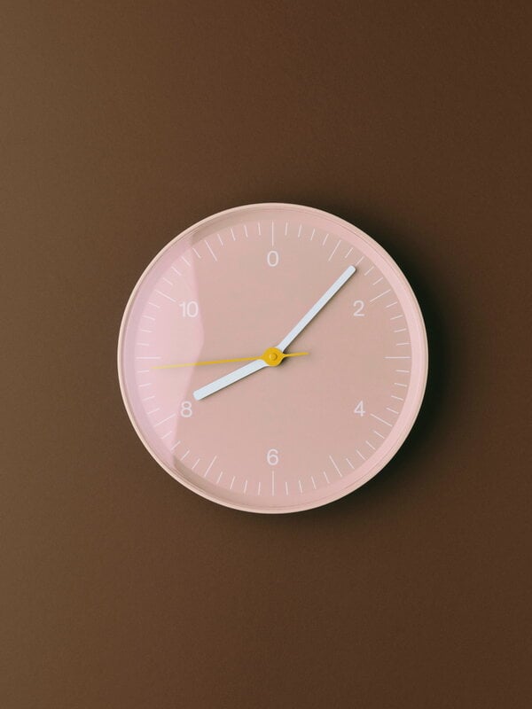 HAY Wall Clock Recycled, pink | Finnish Design Shop