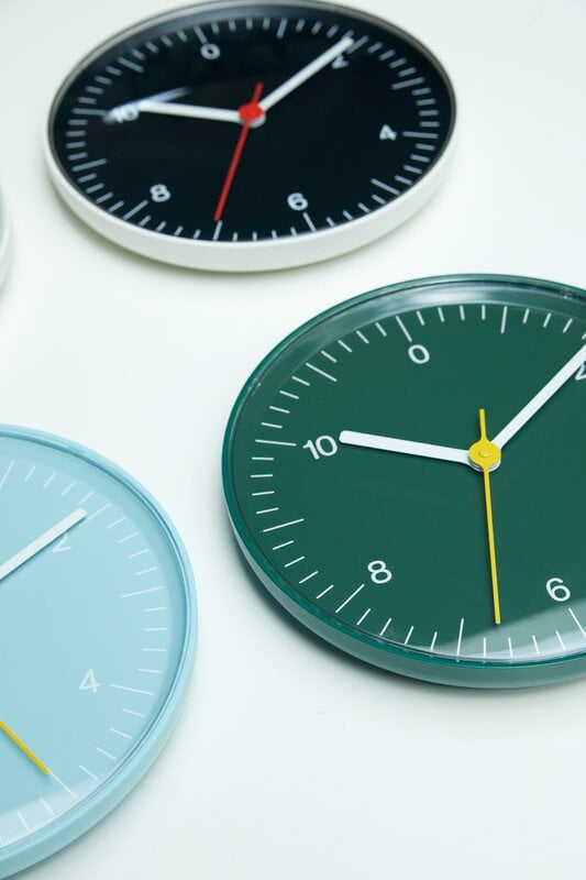 HAY Wall Clock, blue  Finnish Design Shop NL